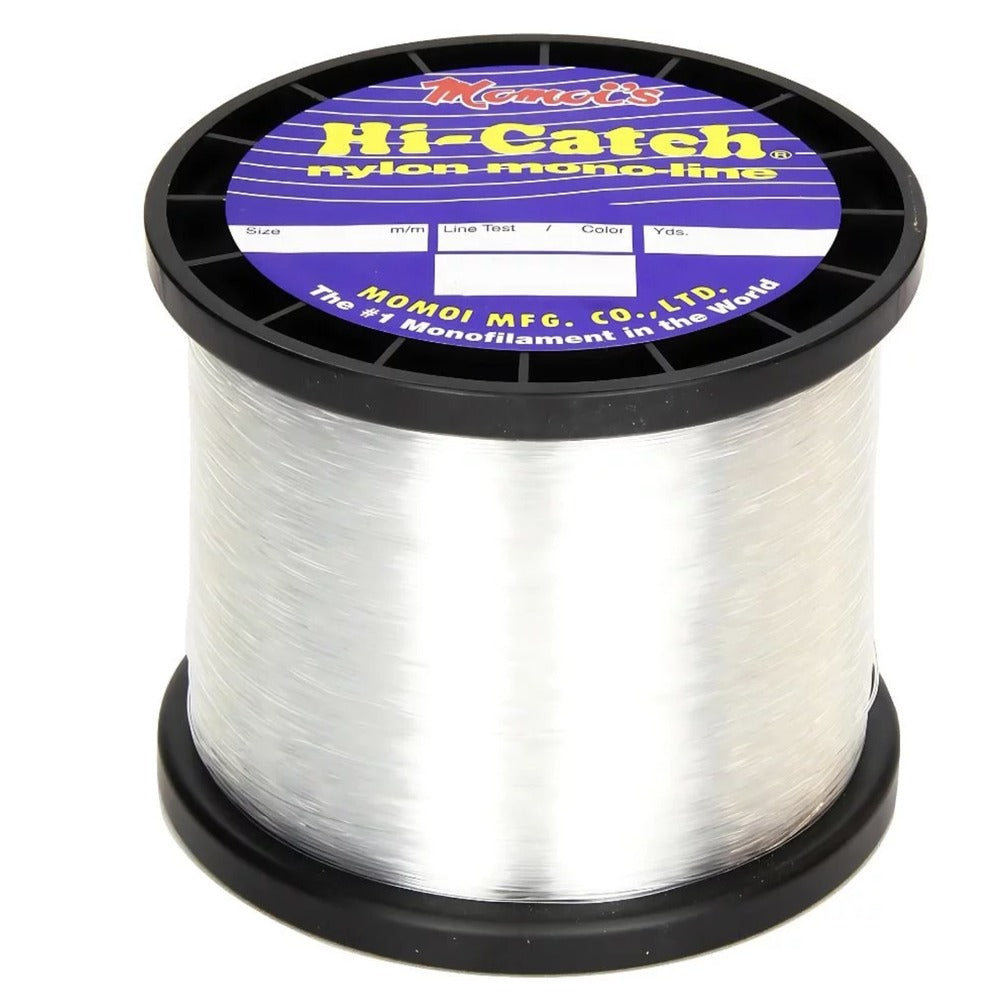 Momoi Hi-Catch Mono Line 100lb 1220yd Clear White 2lb Spool