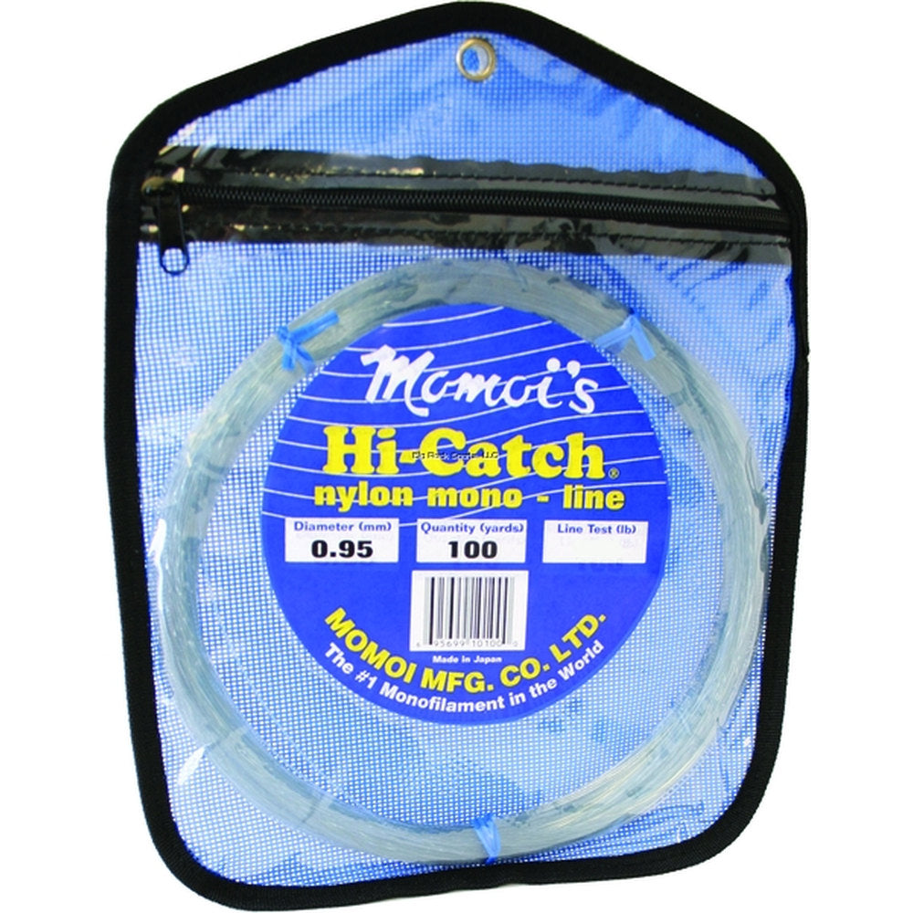 Momoi Hi-Catch Mono Leader Coil (100lb-300lb, 100yd, 2-Colors)