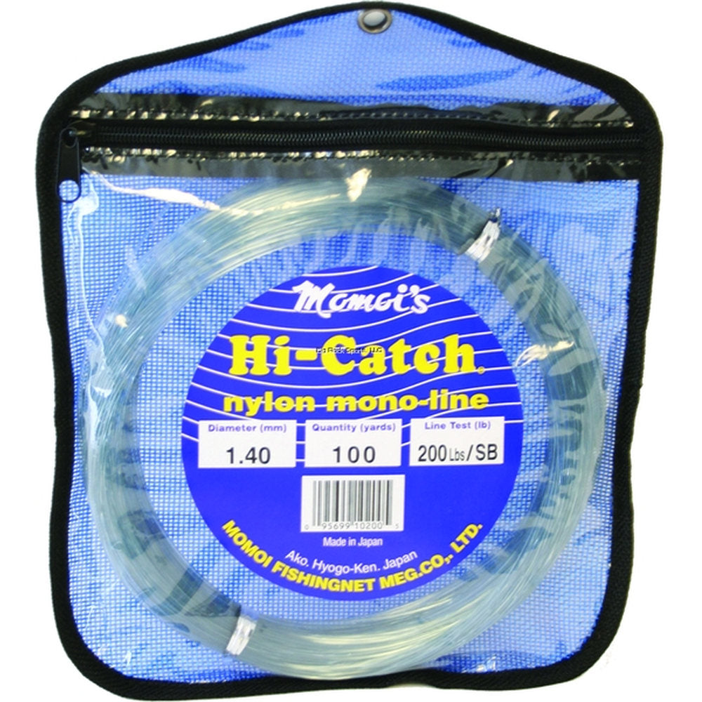 Momoi Hi-Catch Mono Leader Coil (100lb-300lb, 100yd, 2-Colors)