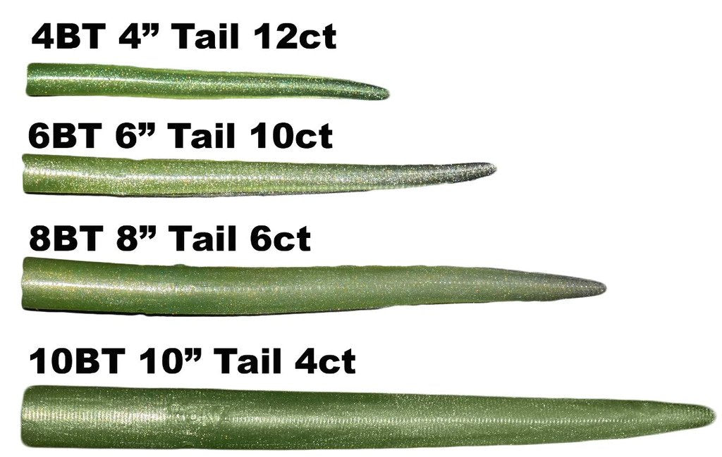 RonZ 10" Replacement Tails (4 Pack)
