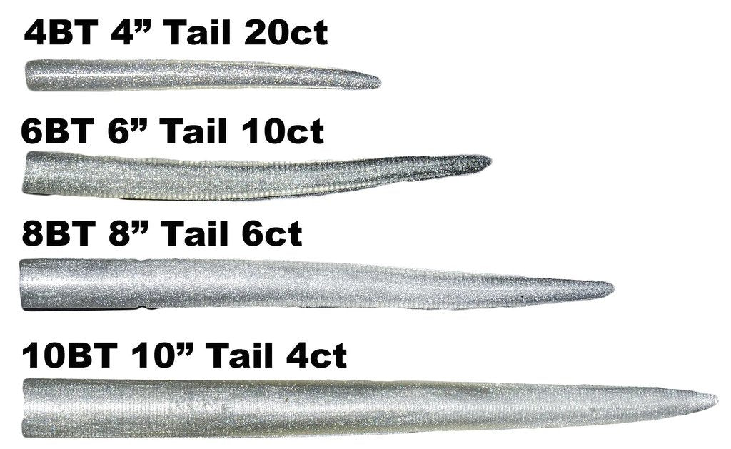 RonZ 10" Replacement Tails (4 Pack)