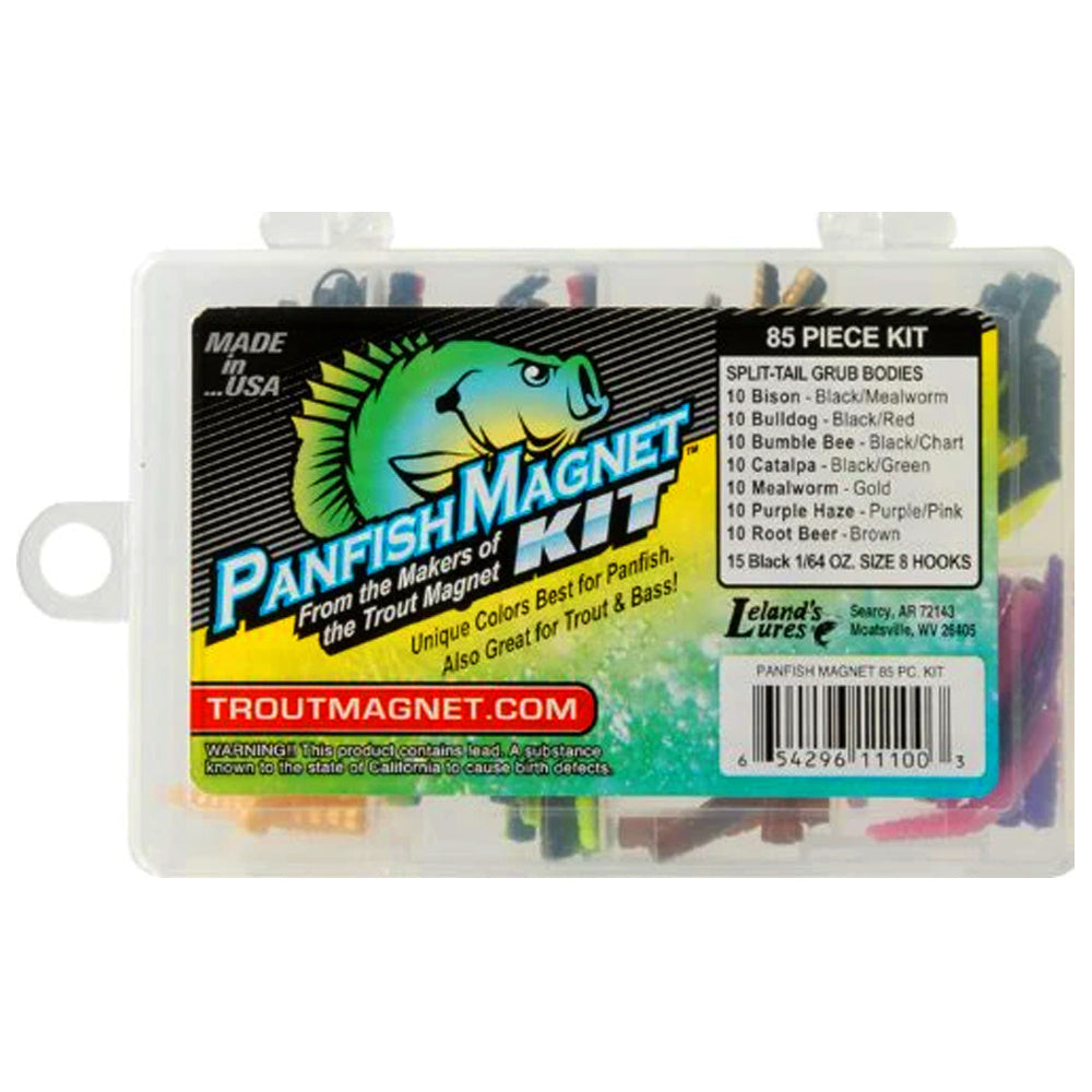 FISH MAGNET フィッシュマグネット ドライパーカー　XL 未使用品 Leland Panfish Crappie Magnet Kit & Grubs KIT - 85 Piece Made in USA