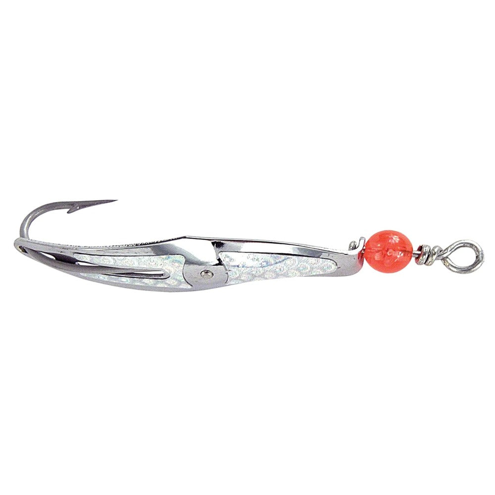 Clarkspoon Flashspoon 5/0 Hook, 3" Blade, #1 Silver w/ Silver Flash