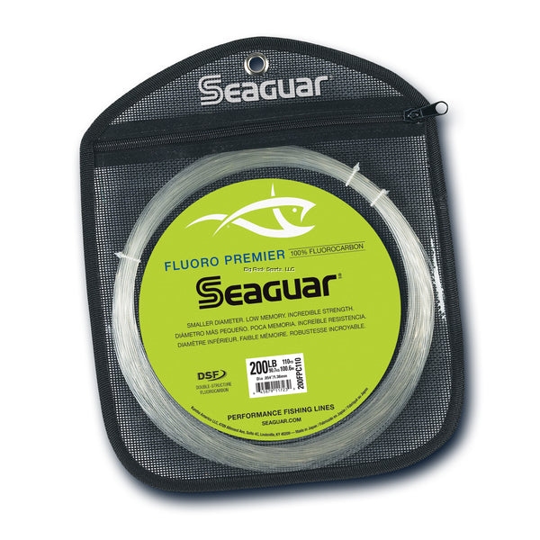 Seaguar® 200FPC110 - Fluoro Premier™ Big Game 110 yd 200 lb Clear  Fluorocarbon Leader Line 