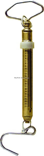 Manley Fishing Scale 50lb, Brass
