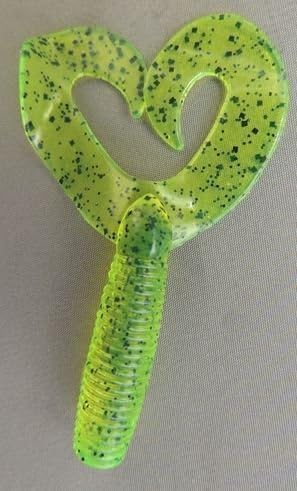 Dry Creek 211-DC145 Twin Tail Money Grubber Curltal Grub, 4"