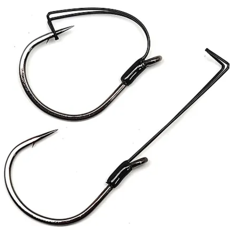 Gamakatsu Finesse Wide Gap Weedless Hook Ns, Size 4/0, 4pk, Black