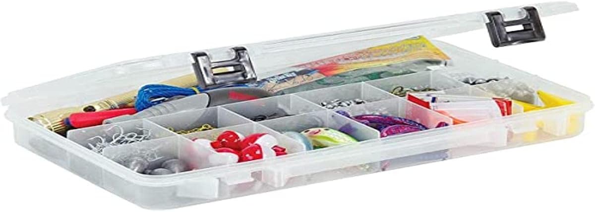 Plano 2371304 ProLatch 3700 Size Stowaway w/13 Fixed Compartments Clr