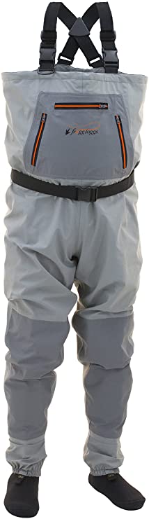 Frogg Toggs Men's Hellbender Stockingfoot Chest Wader, Slate/Gray