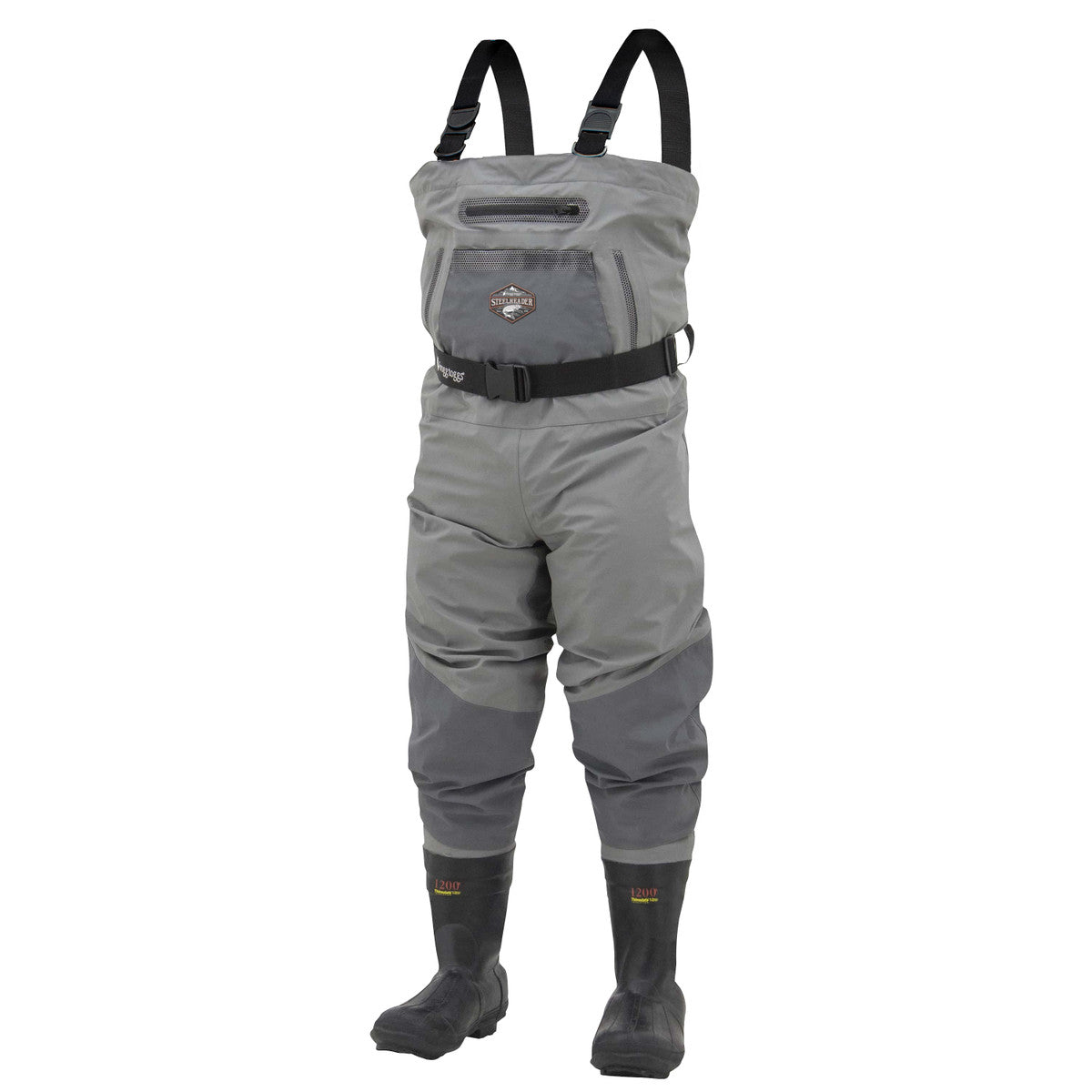 Frog Toggs Steelheader Fishing Waders - insulated, lug sole, size
