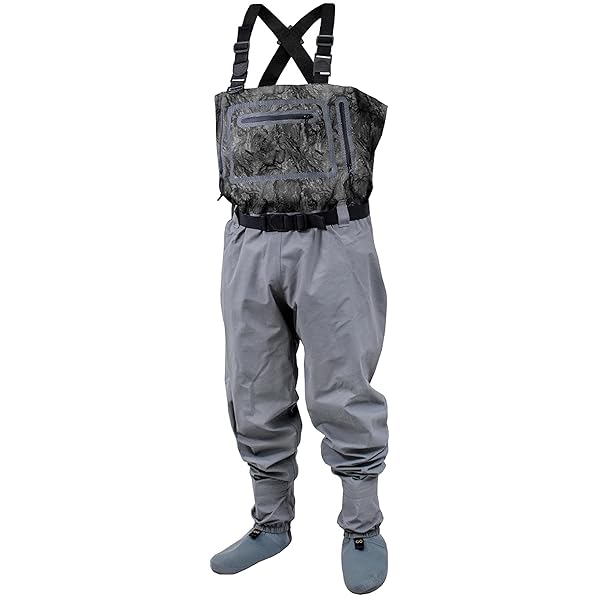 Frogg Toggs Men's Hellbender 2.0 Stockingfoot Chest Wader, XXL, RT Charcoal