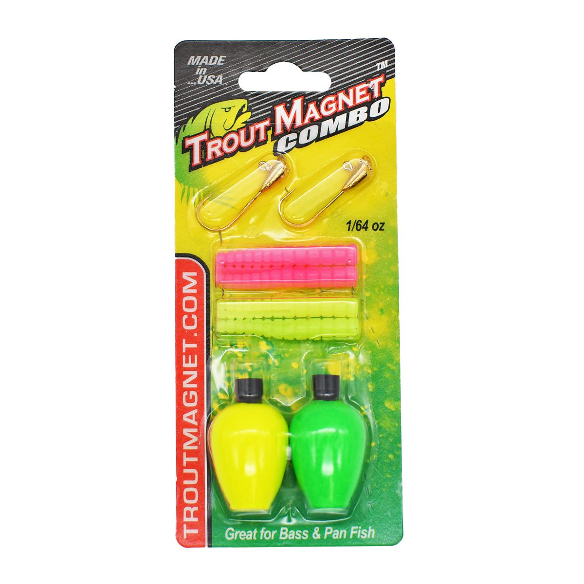 Leland Trout Magnet Combo Pack 1/64oz, Hooks, Grubs,