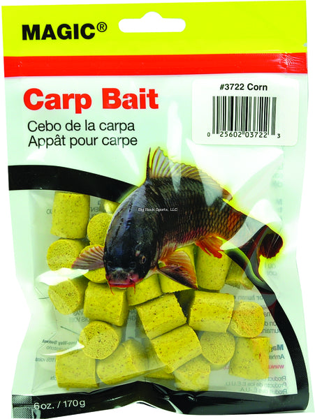 Magic Carp Bait, Preformed, 6oz Bag, Yellow/Corn