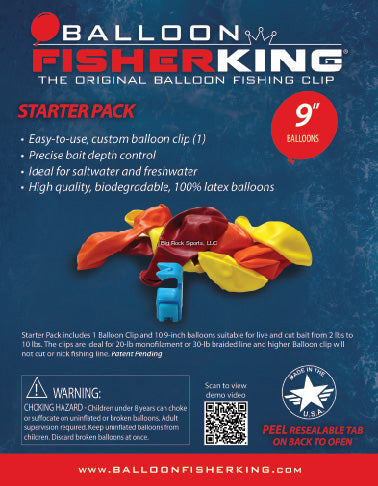 Balloon Fisher King Starter Pack w/ 9
