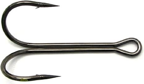 Owner Double Frog Hook Size 6/0, Needle Point, Forged