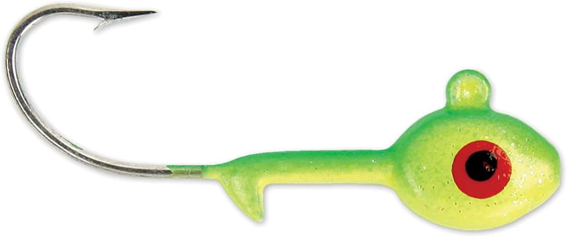 GOT-CHA Multi-Color Grub Head, 1/2 oz, 2/0 Hook (7-Pack)