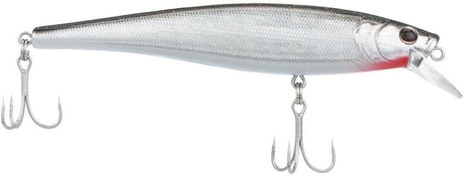 cutter fishing lure Berkley Cutter Saltwater Black Silver 110 4 1/3" 1/2oz Suspending 3'-5