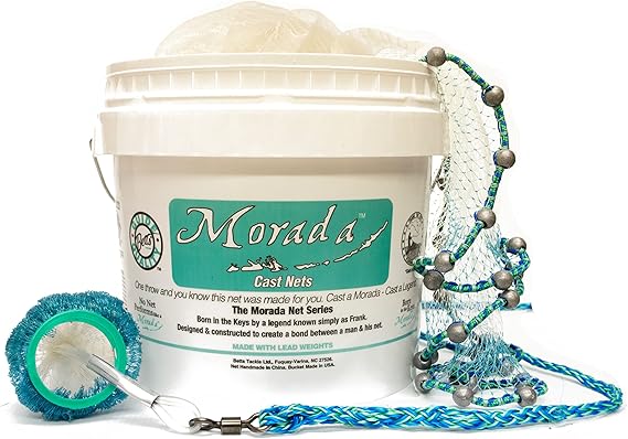 Betts 29-8 Morada Mono Cast Net, 8', 5/8" Mesh, 1.60 lb Lead