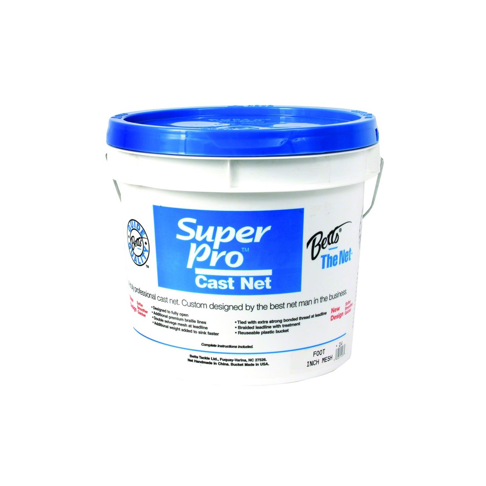Betts 22-12 Super Pro Heavy Cast Net 12' 3/4" Mesh 1.7Lb Lead per Ft