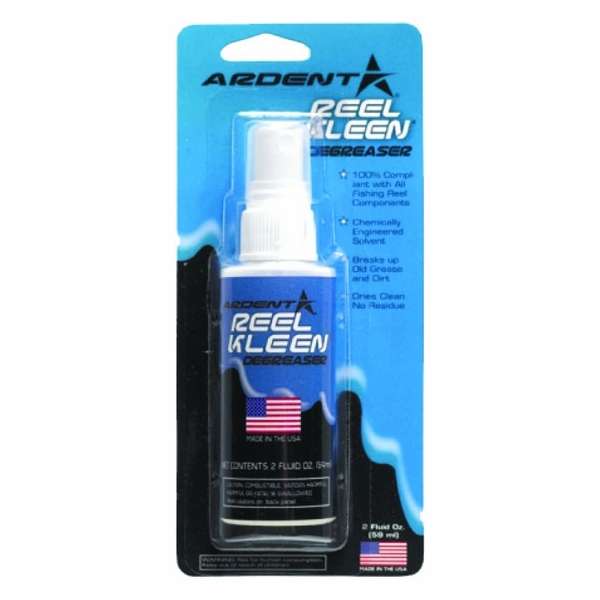 Ardent Reel Kleen Degreaser 2oz Spray Bottle for cleaning Reels