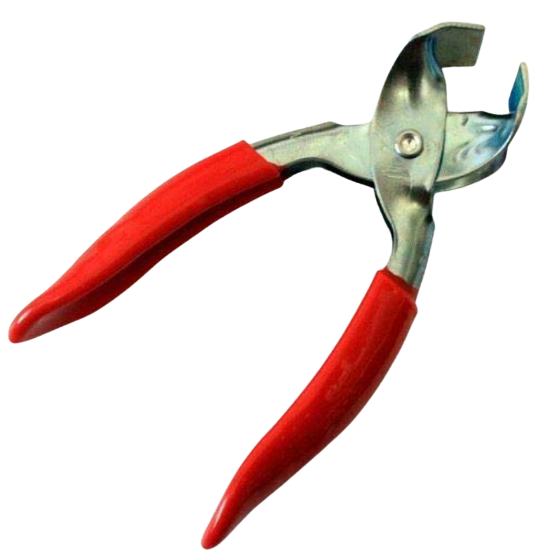 Dolphin Deluxe Catfish Skinning Pliers Red Coated Handles