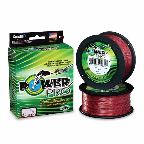 Power Pro Original Spectra Vermilion Red Braided Line (150,300,500,1500yd) Power Pro Original Spectra Vermilion Red Braided Line (150,300,500,1500yd)