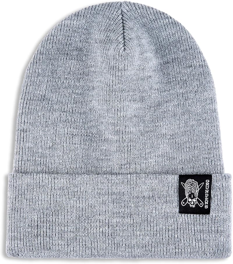 Grundens Zero Shucks Beanie Heather Charcoal