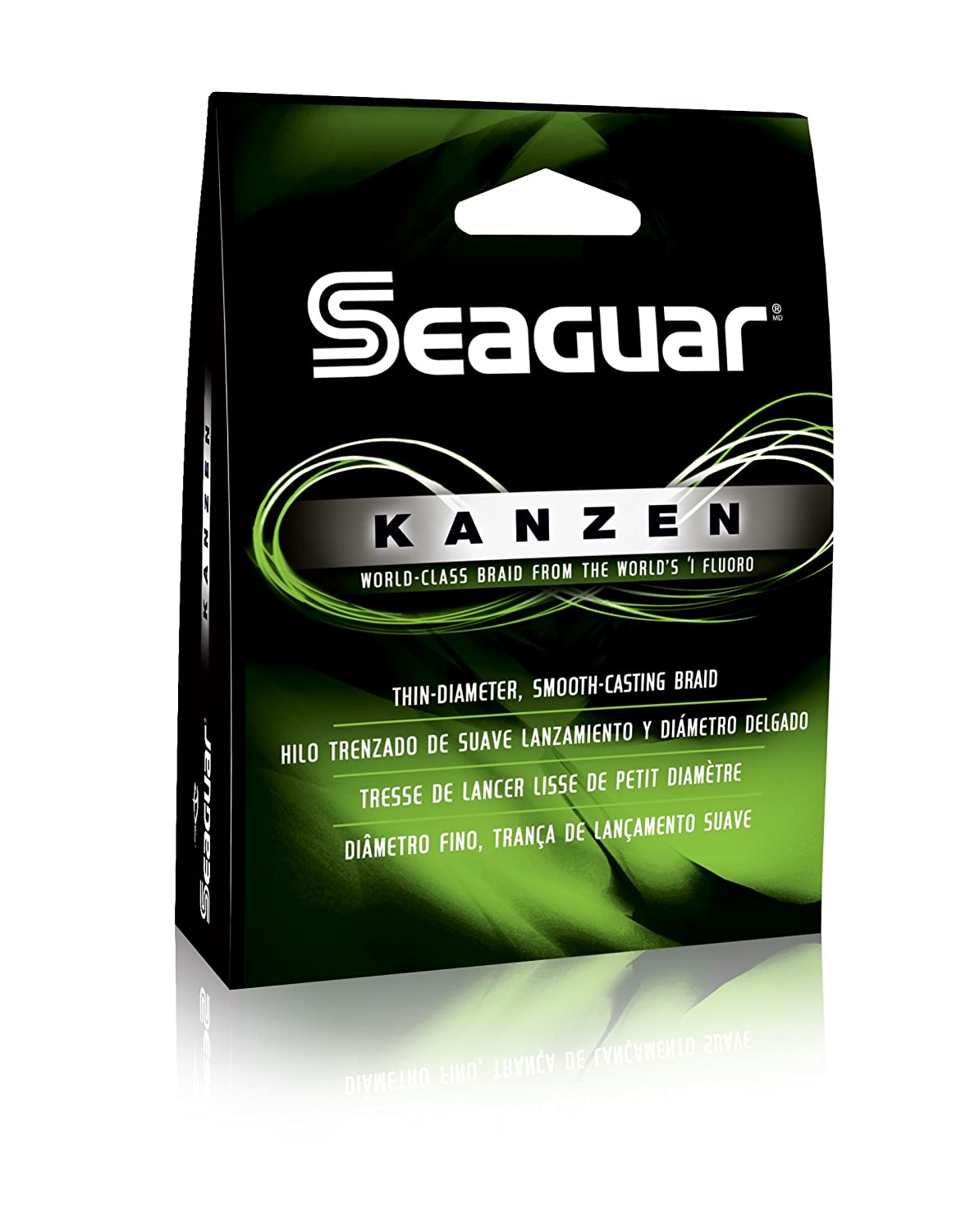 Seaguar Kanzen Braid Fishing Line, 50lb, 150yd Spool, Green