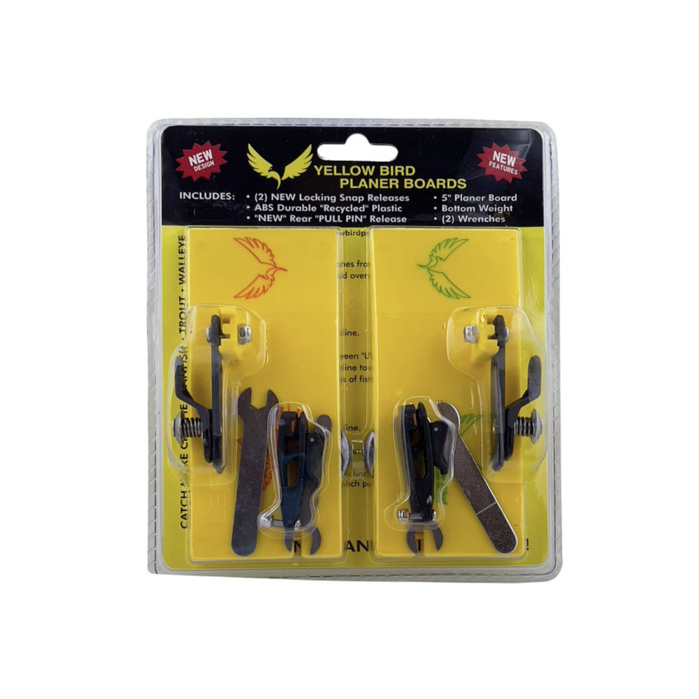 Yellow Bird (2) 5" Mini Planer Boards - Includes (1)
