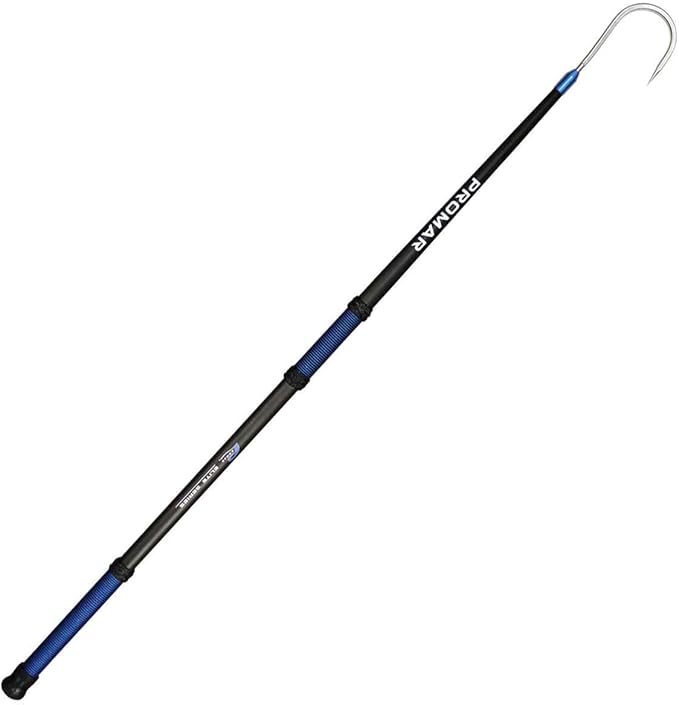 Promar Elite Series Carbon Fiber Gaff- 6FT, 3" Hook