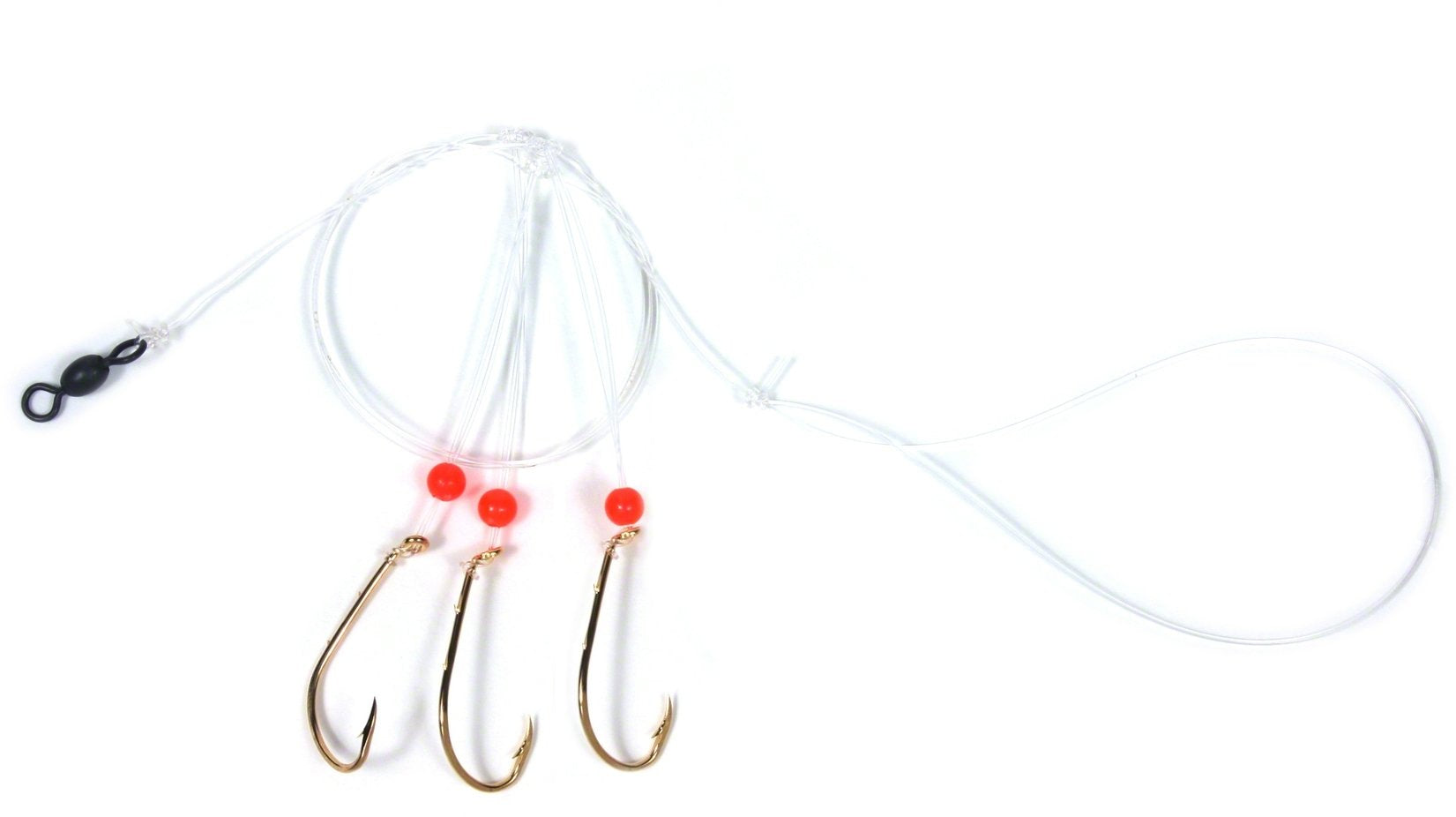 Sea Striker Sea Bass Hi-Lo Rig, 3 - #3 Gold Bait Holder