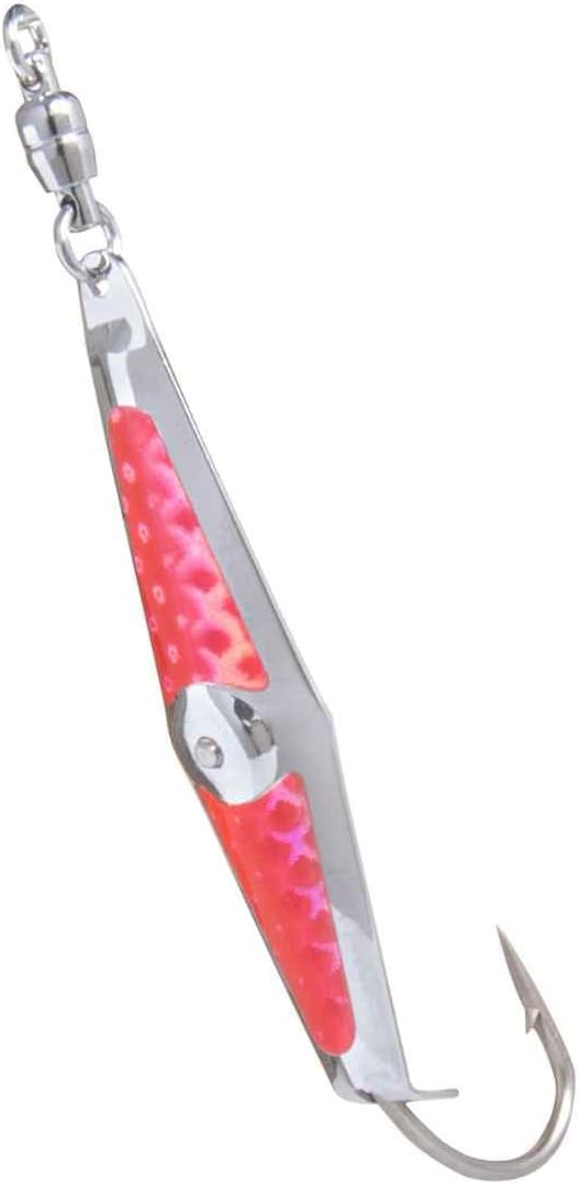 Clarkspoon 1BB-PF Spoon Squid #1 Silver/Pink flash with ball