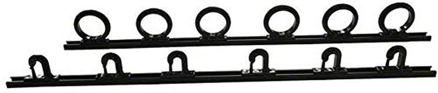 du bro fishing rod holders Du-Bro Trac-A-Rod 2 Black Trac / Black Holders