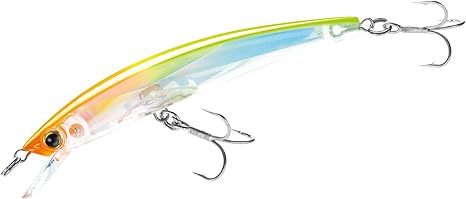 Yo-Zuri F1147C57 Crystal 3D Minnow 5 1/4", 3/4 oz, Orange Yellow