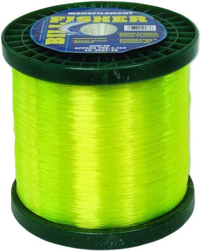 Billfisher Bulk Mono Spools Flourescent Yellow