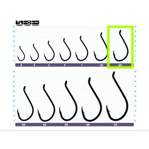 Black Chrome / 2/0 (34pk)