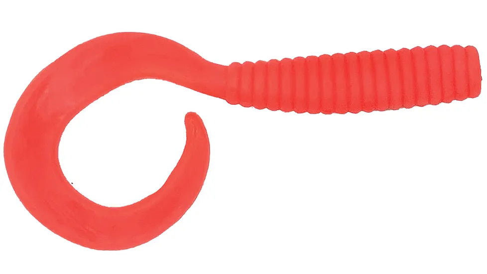 Fishbites 6" Curly tail grub-Cheapshot (orange)