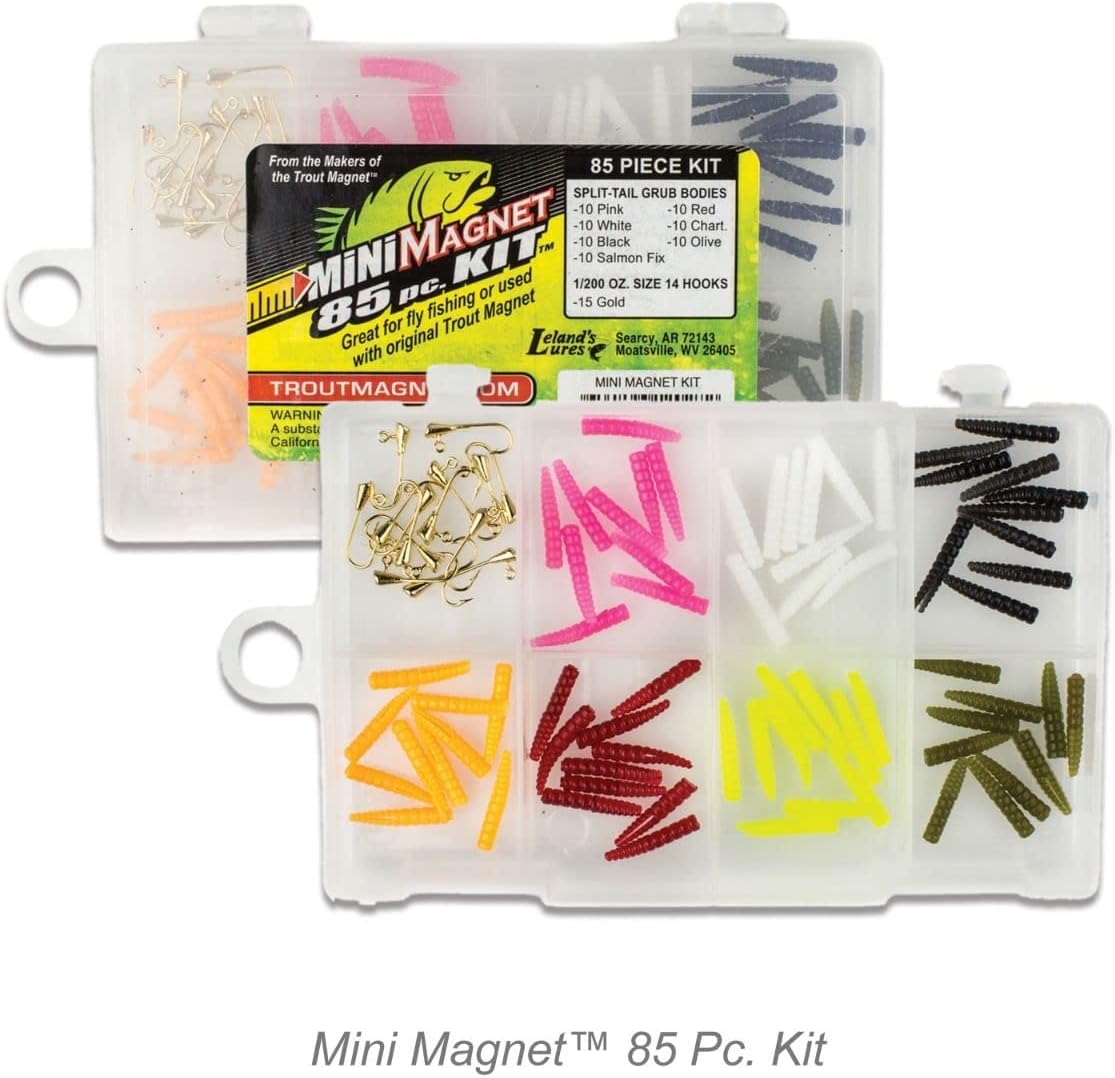 Leland's Lures Trout Magnet 85 Piece Mini Magnet Kit