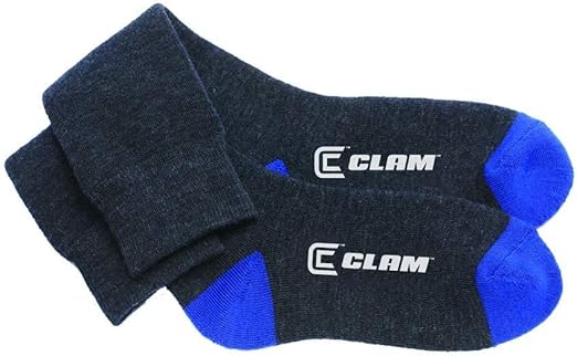 Clam Merino Wool-blend Socks, Med/Lg