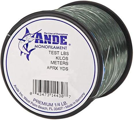 Ande Premium Monofilament 1/4lb Spool