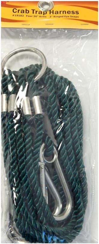 SMI 19182 Harness Trap 36" 4-Arm 3" Ringed-Eye Snaps