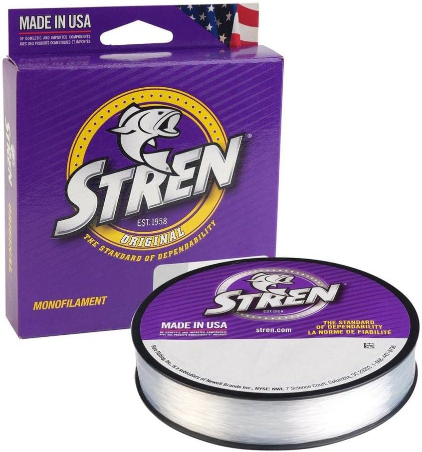 blue fishing line mono 25lb Stren Original Formula Clear/Blue Fluorescent, 25lb 250yd