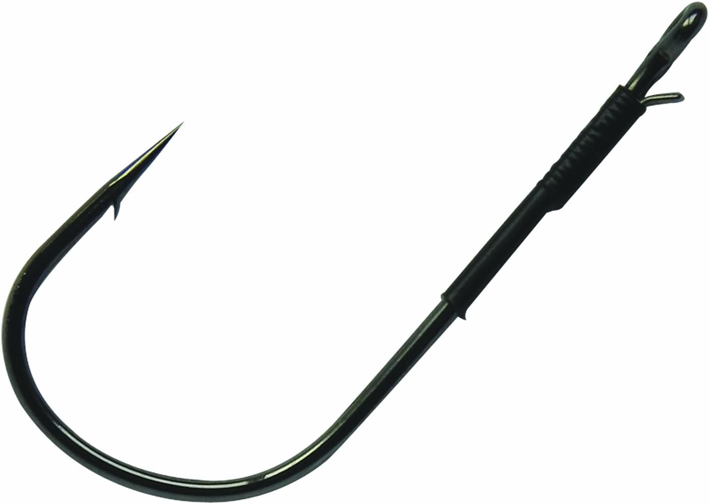 Gamakatsu 310414 Super Heavy Cover Worm Hook with Wire Keeper, 4/0 4pk