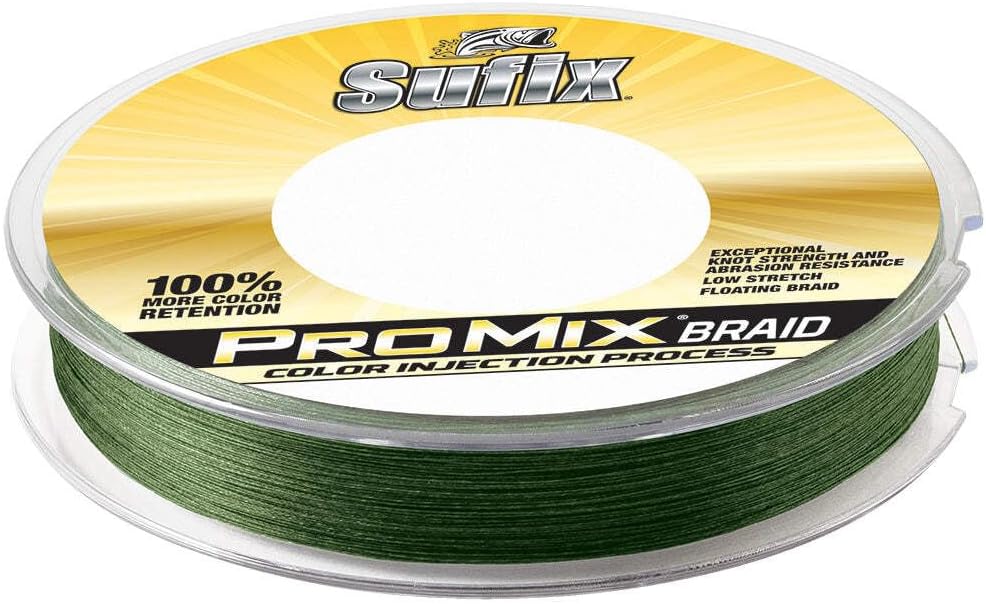 Sufix ProMix Braid, 300yd, Low Vis Green, Boxed
