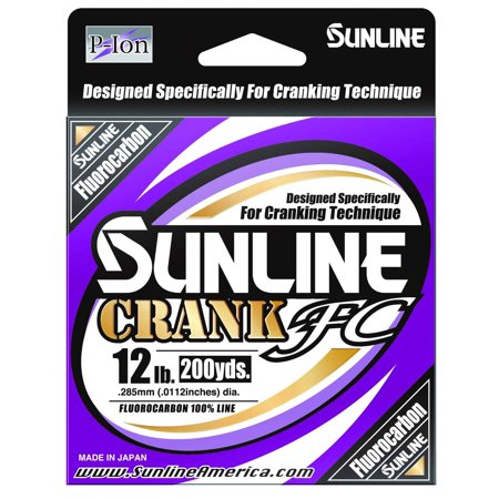 Sunline Crank FC 100% Fluorocarbon Line 12lb 600yd Clear