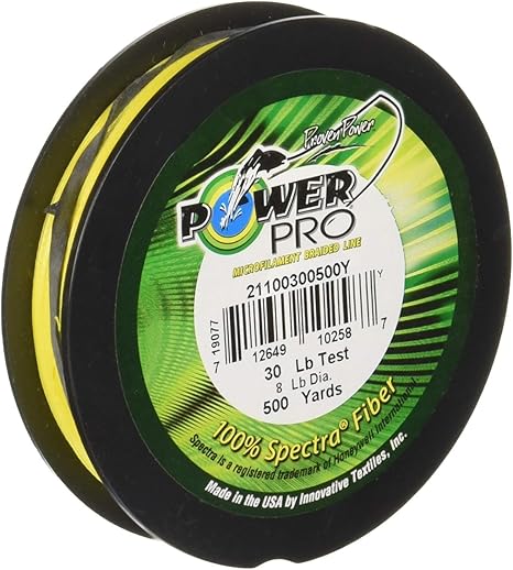 10 lb test braided fishing line Power Pro Spectra Braided Fishing Line 10lb 300yd, White