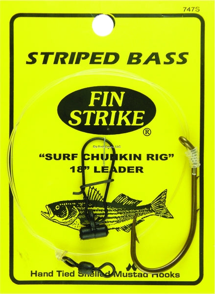 Fin Strike 747S Striped Bass Surf Chunkin Rig- 18