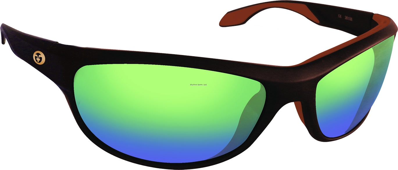 Flying Fisherman Cayo Sunglasses Matte Bronze Amber-Green