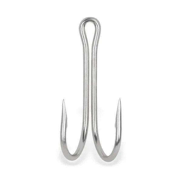 Mustad Classic Double I.P. Hook, Size 22, 1X Short Shank, Heavy Wire, Ringed Eye