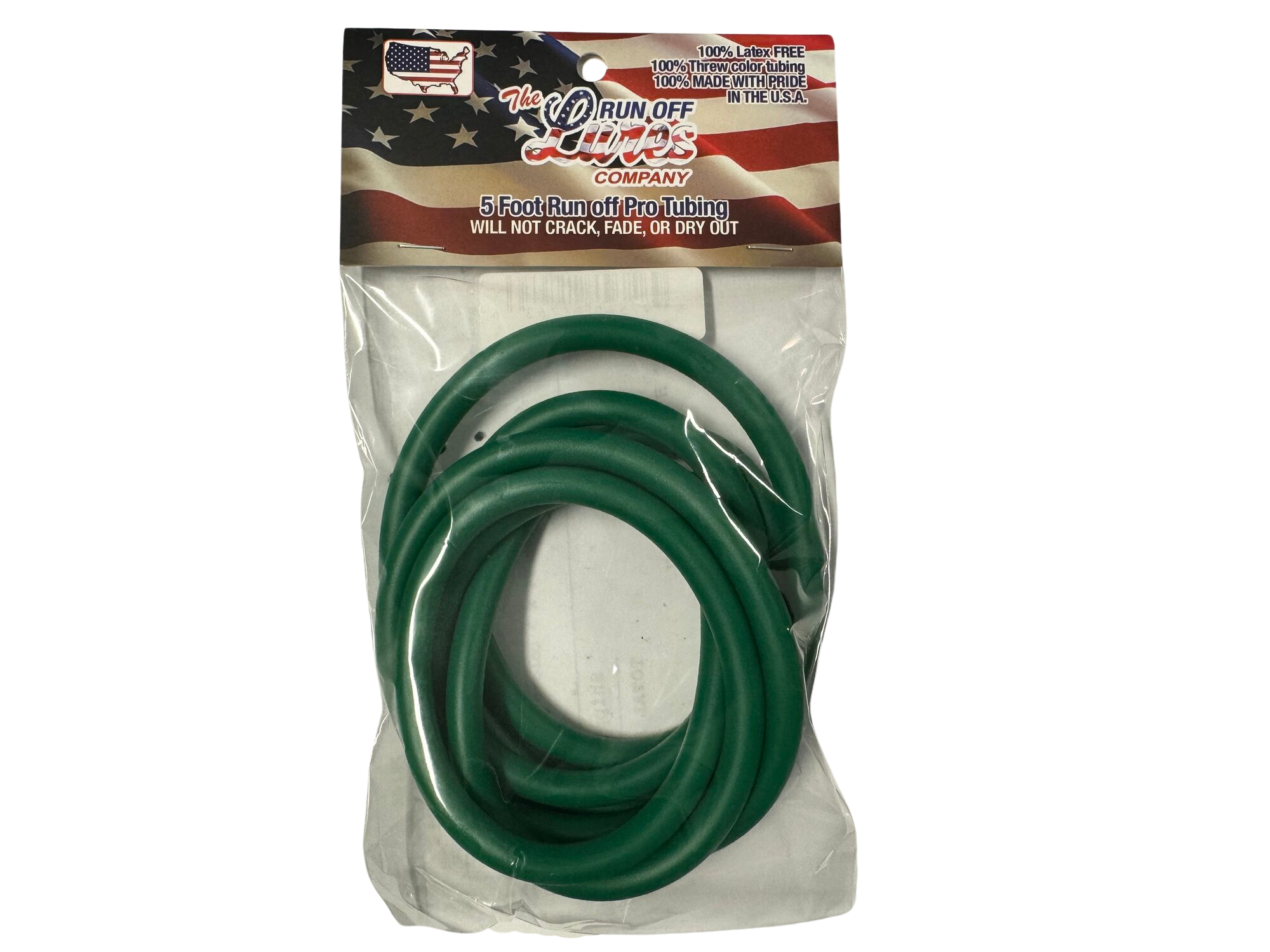 Run Off Lures 5ft Pro Tubing (Assorted Colors)